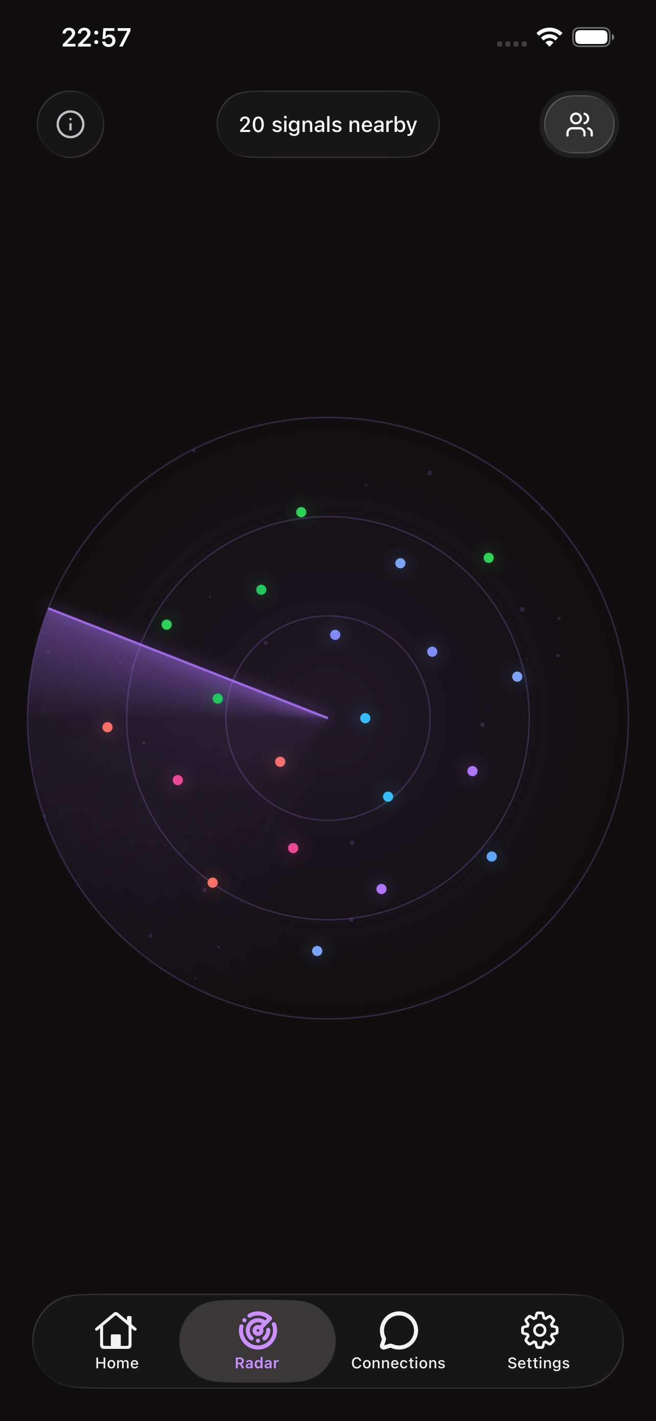 Vyra radar screen